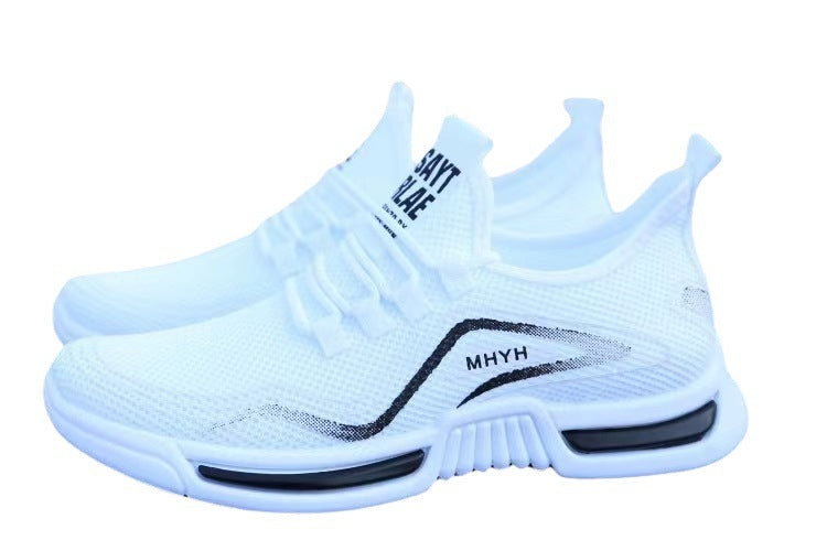 Men's Summer Sneakers Breathable Flying Woven Casual