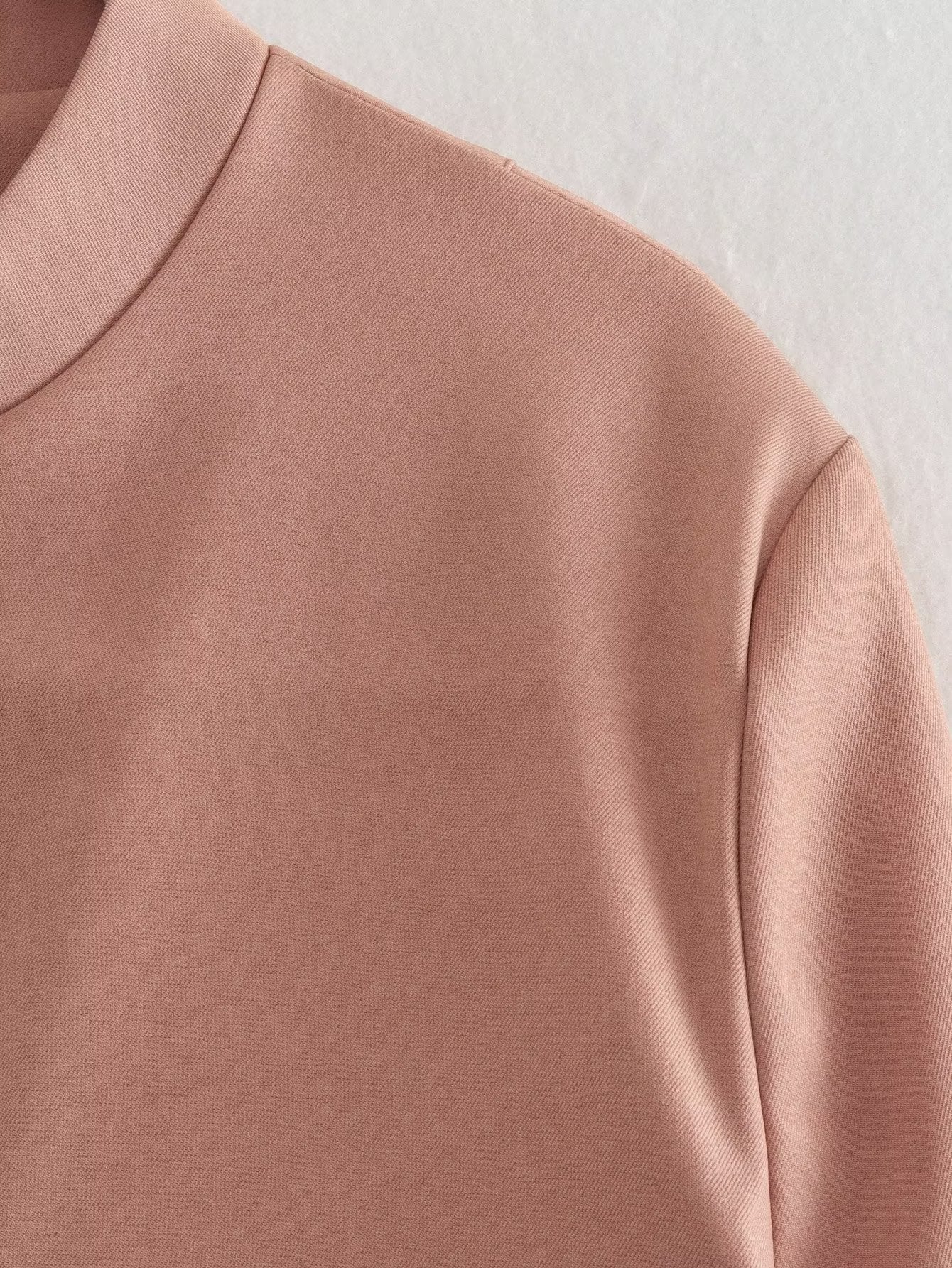 European American Summer New Large Pocket Flight Jacket A- Line Skirt