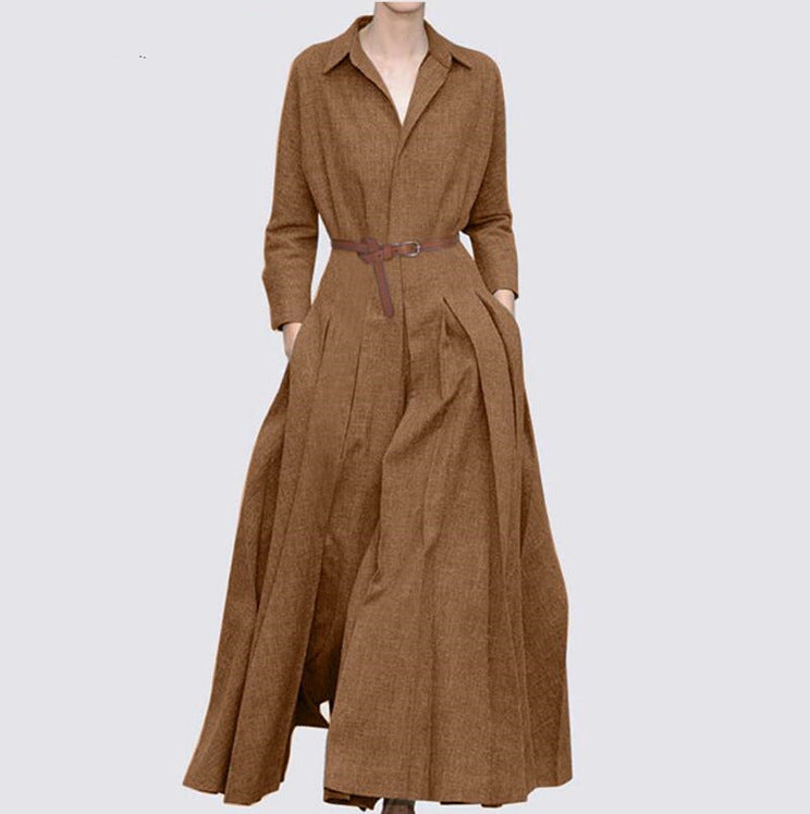 Robe de vacances élégante à pois pour femme
