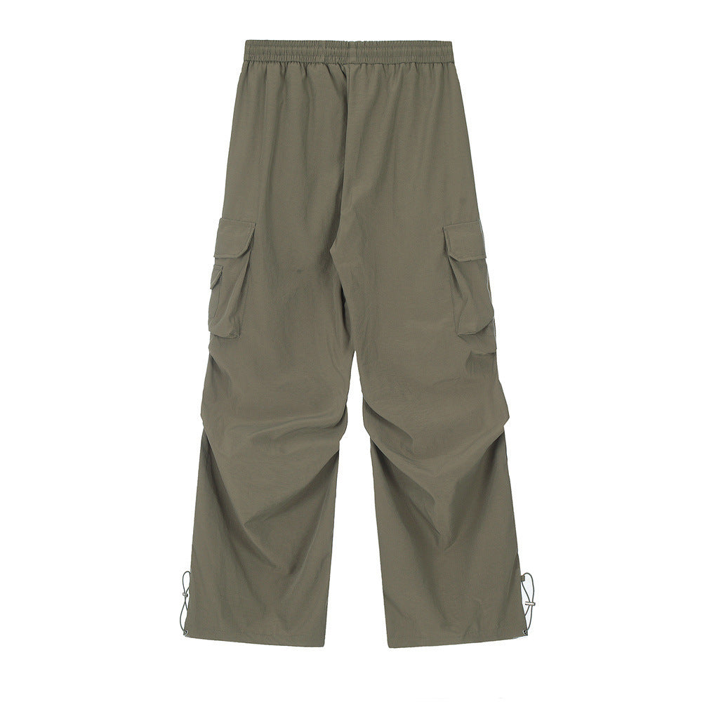 Salopette de sport plissée ample pour homme, modèle parachutiste
