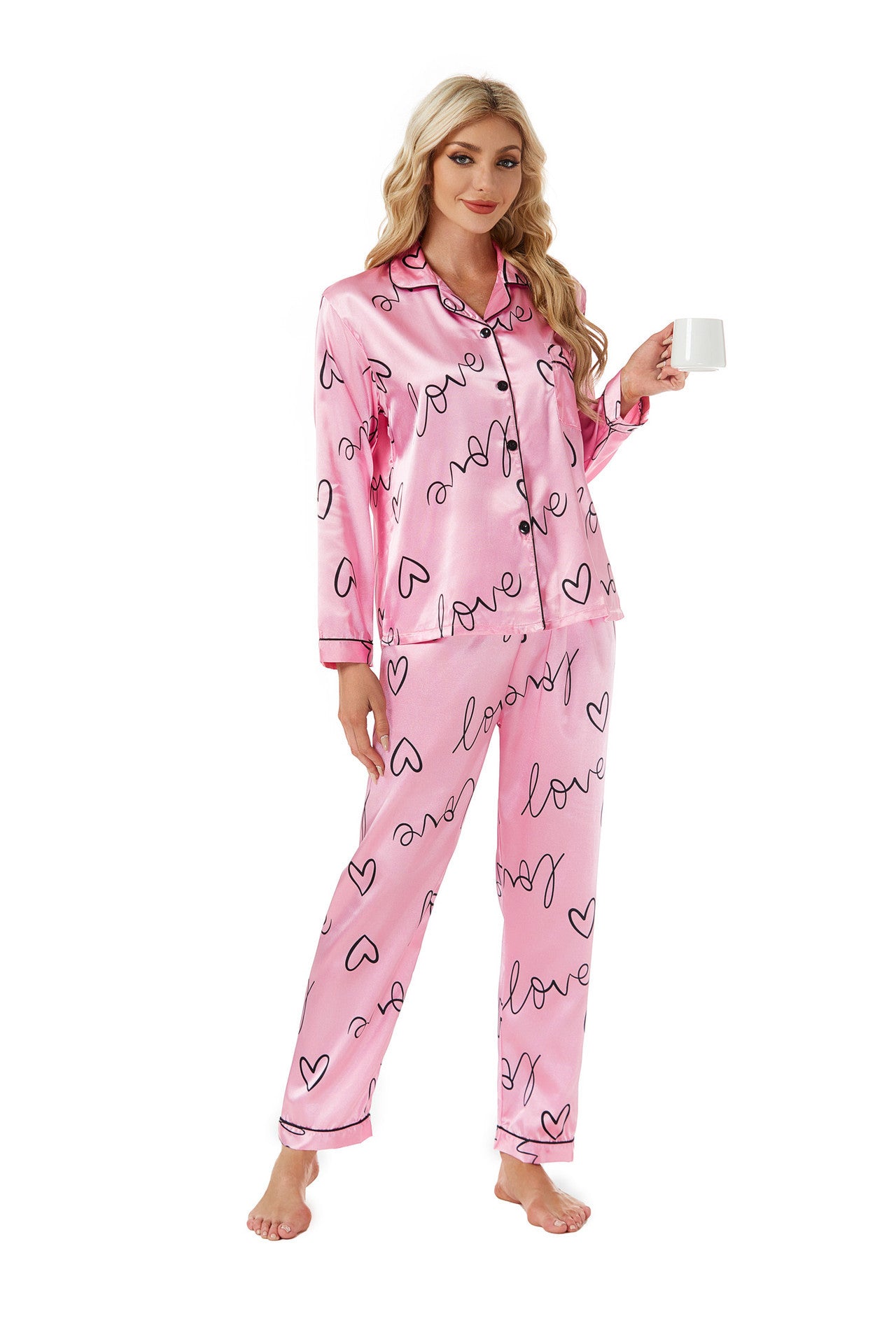 Ensemble de loisirs femme automne avec haut à manches longues et pantalon