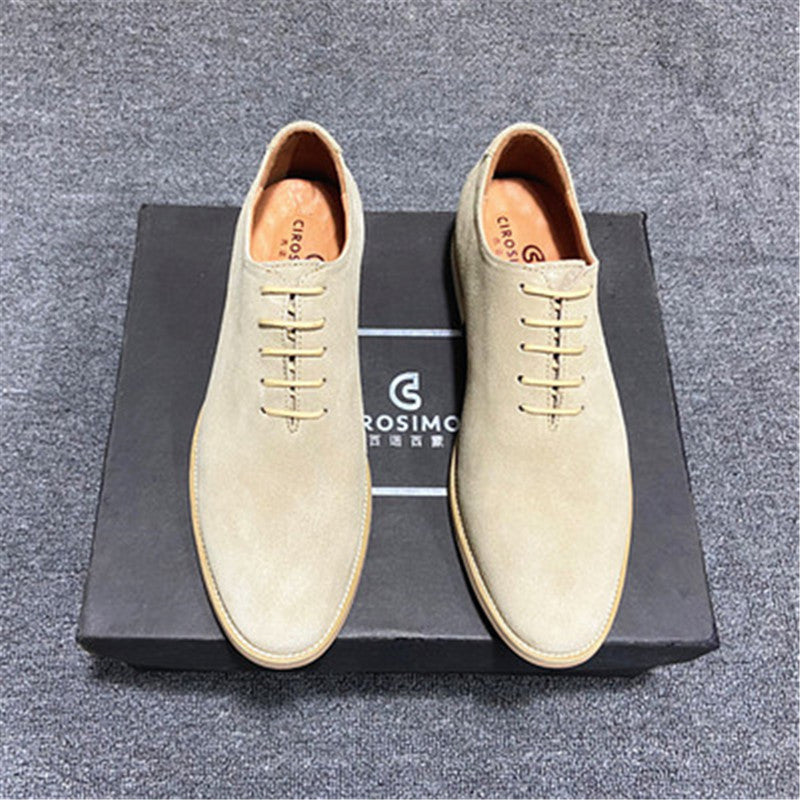 Casual Leather Shoes Men's British Pointed Business Suit