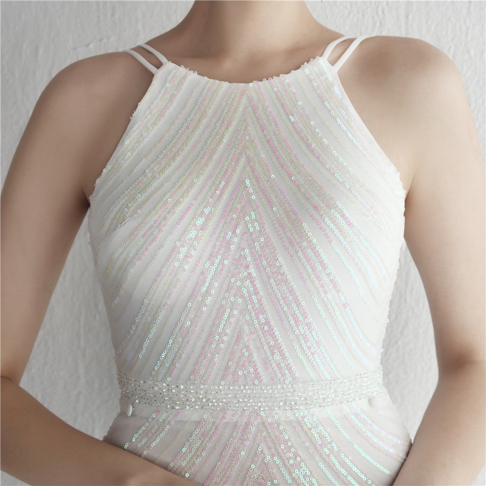 Jupe en mousseline blanche avec paillettes florales pour travaux manuels et vêtements