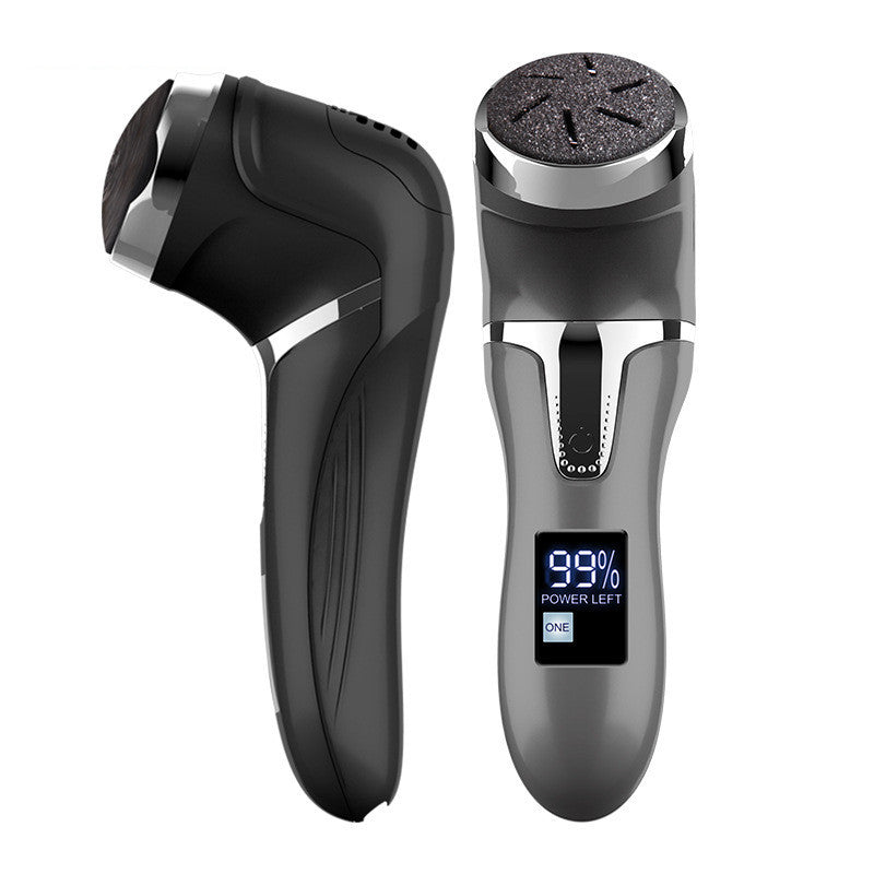 LCD Digital Electric Foot Scrubber Vacuum Cleaner for Pedicure Exfoliating