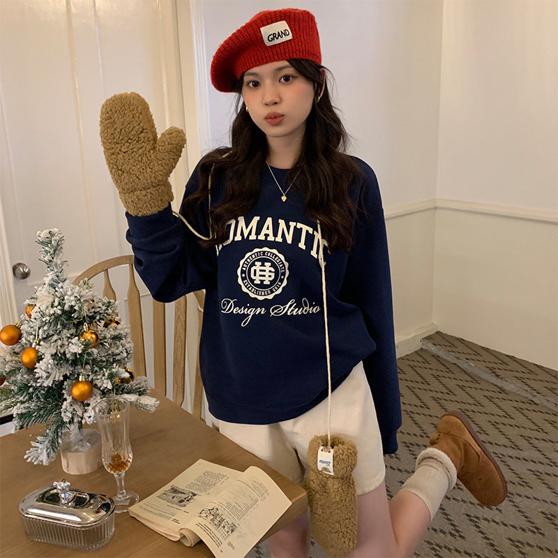 Women's Fashion Casual Loose Slimming Printed Top