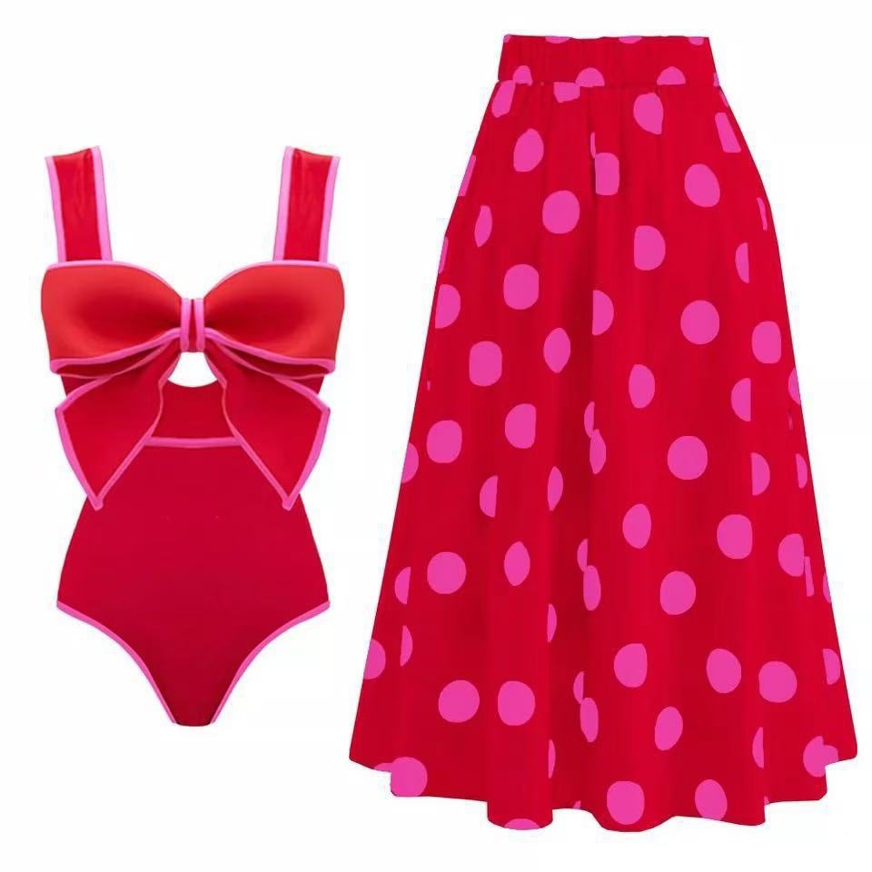 Conservative Women’s Bikini Suit with Skirt