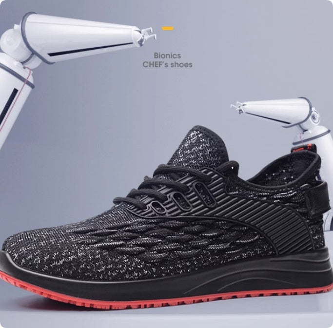 Chaussures de cuisine antidérapantes, imperméables, résistantes à l'huile et aux odeurs pour homme