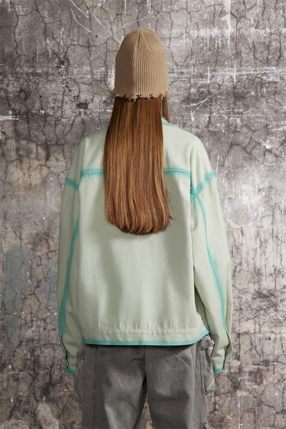 Hand-painted Outline Coat For Men