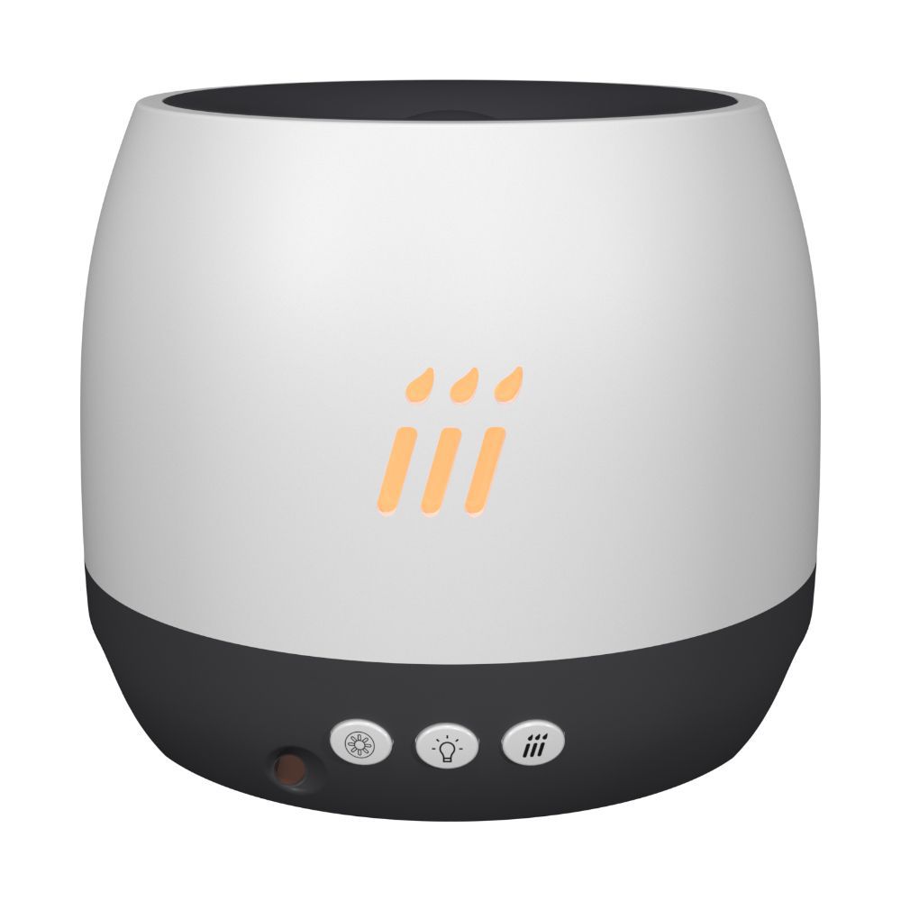 Flame Aroma Diffuser Ultrasonic Cool Mist Humidifier LED Essential Oil Lamp
