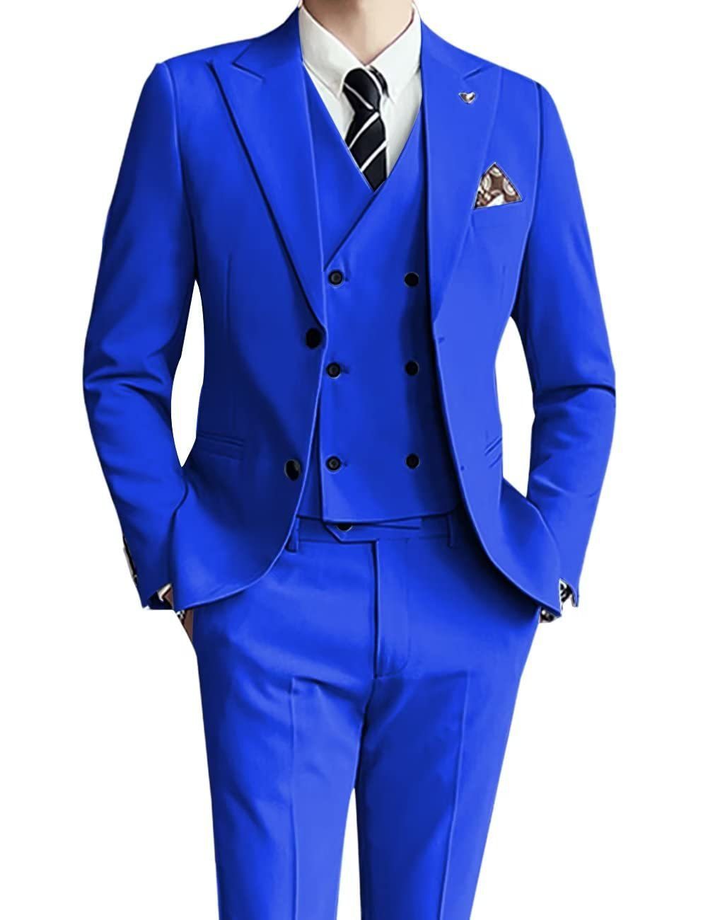 Men's Three-Piece Formal Suit Set