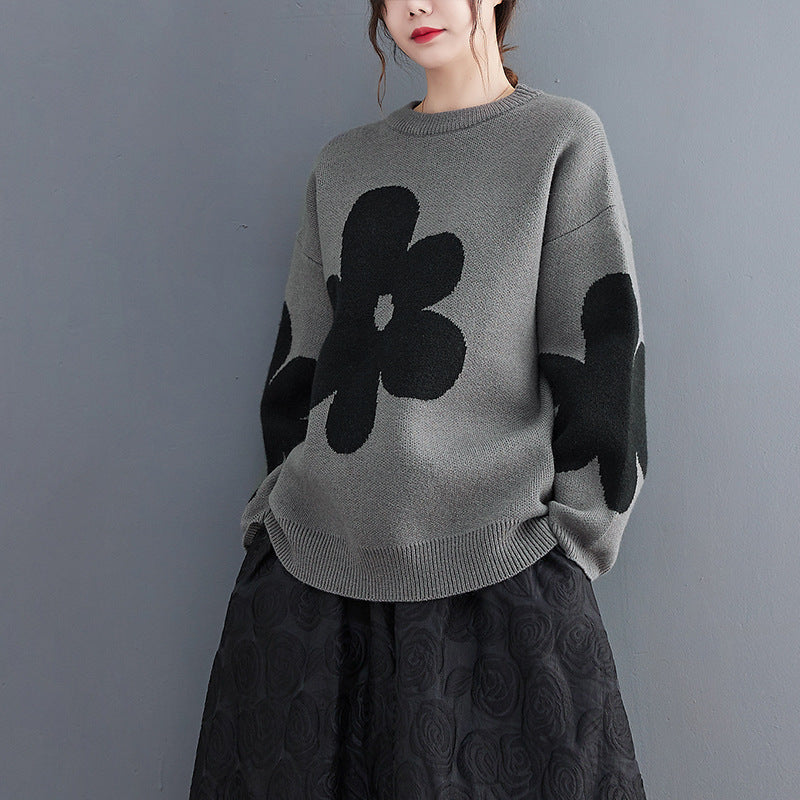 Women's Loose Plus Size Sweater Pullover