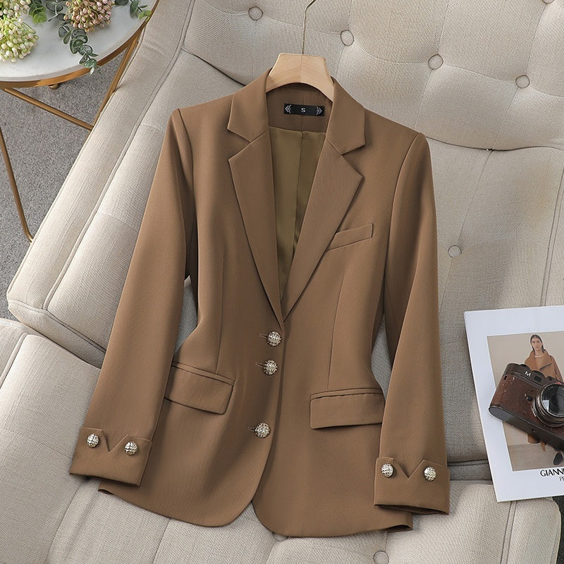 Tailleur-pantalon formel style déesse, idéal pour le travail et les trajets domicile-travail