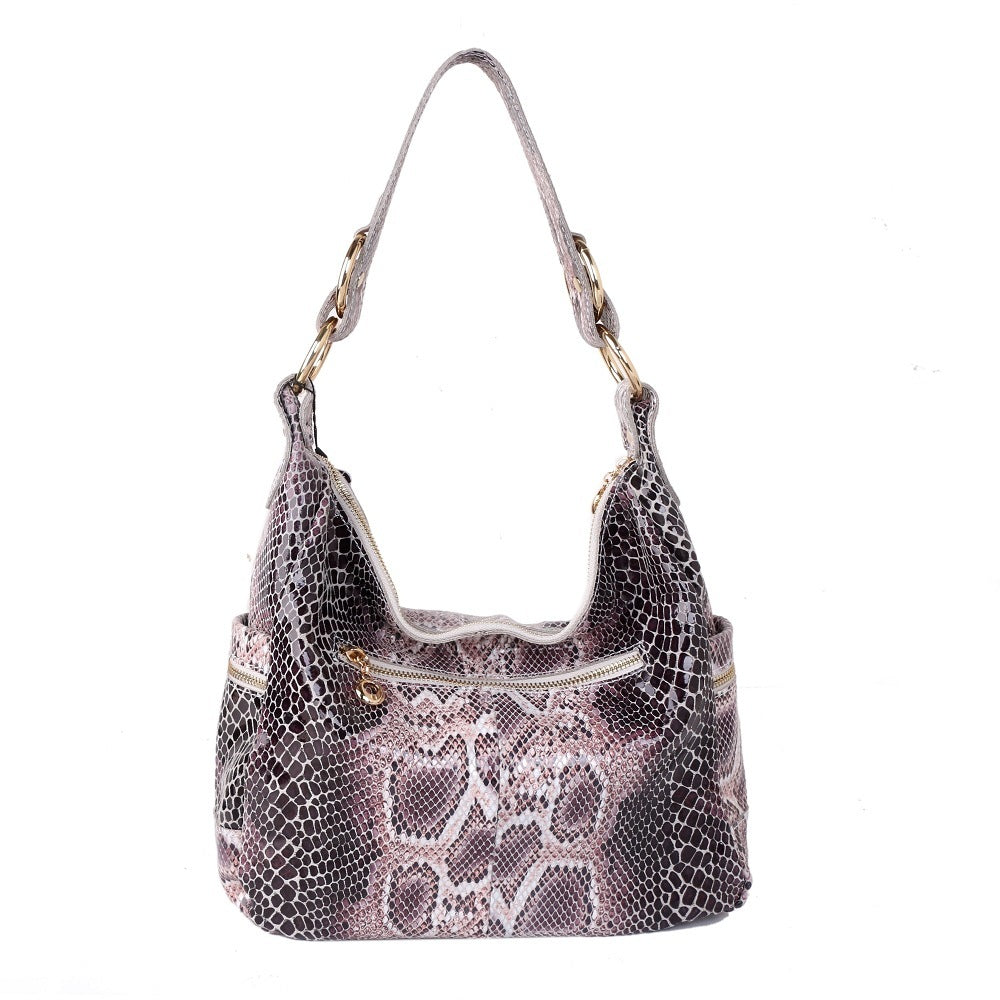 Women's Large Capacity Genuine Leather Crossbody Shoulder Bag 29x10x26