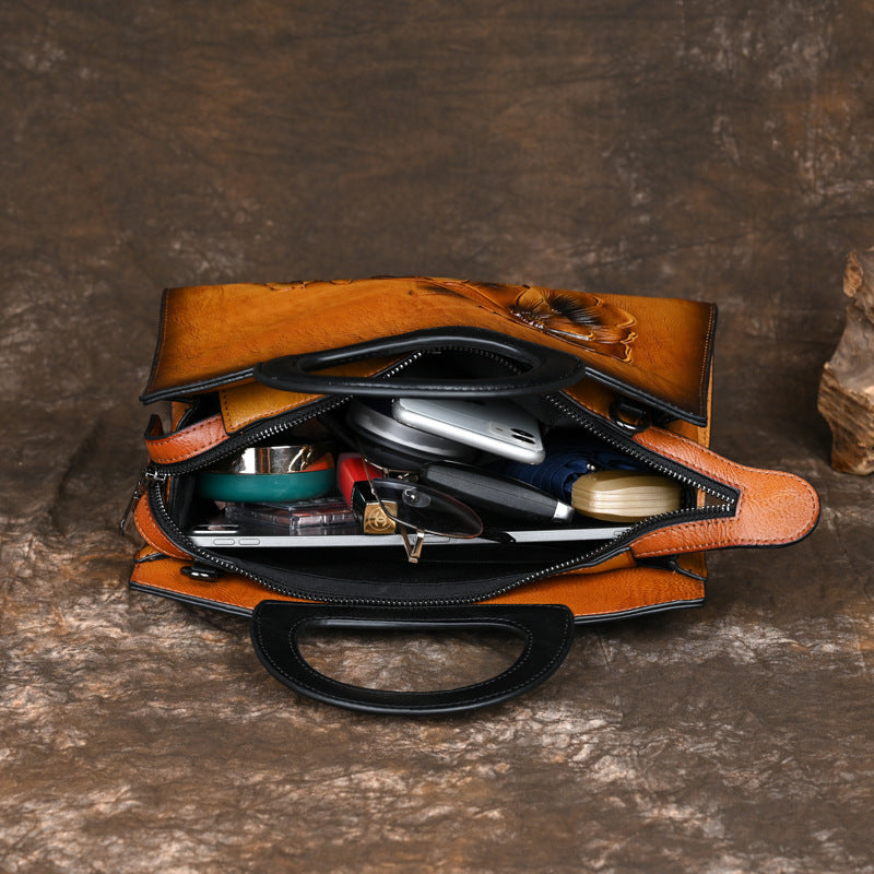 National Style One-Shoulder Large Capacity Portable Bag for Mom