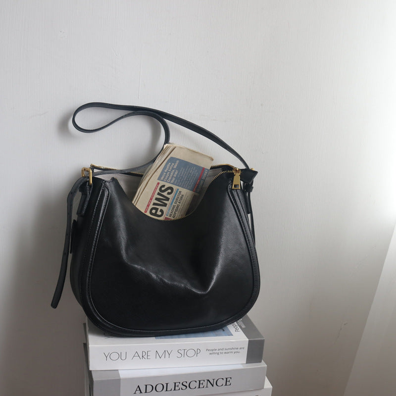 Women's Top Layer Cowhide Casual Shoulder Bag 22x29x8cm