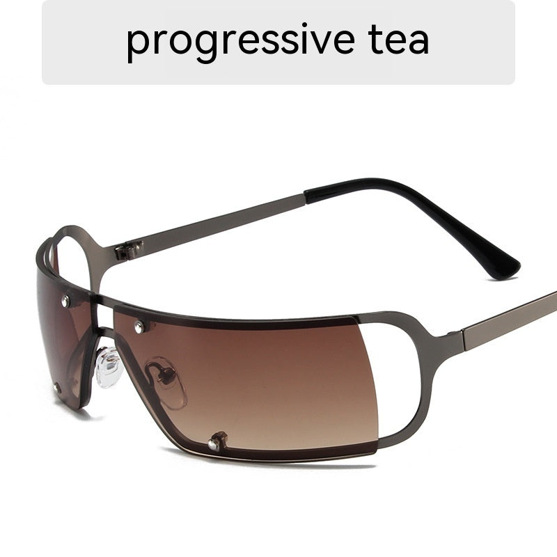 Future Technology Metal Sunglasses with Progressive Lens Colors