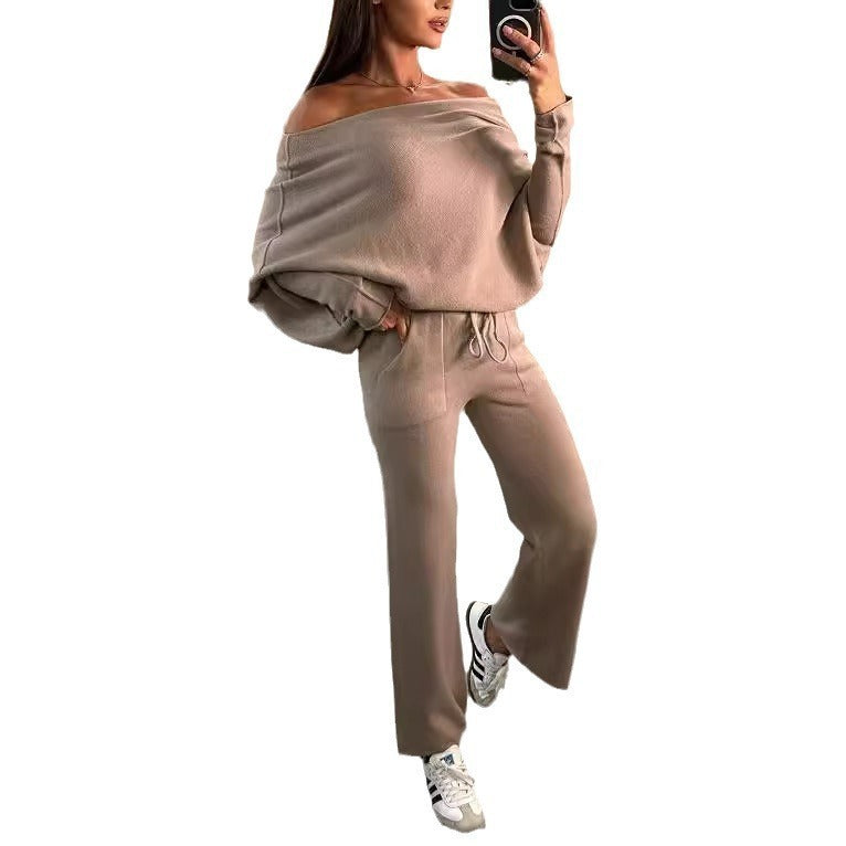 Temperament Casual Two-Piece Suit for Women in Polyester