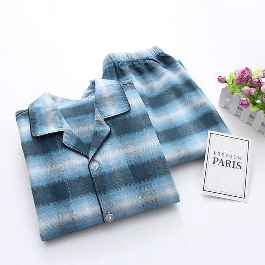 Ensemble pyjama homme en maille épaisse brossée, taille