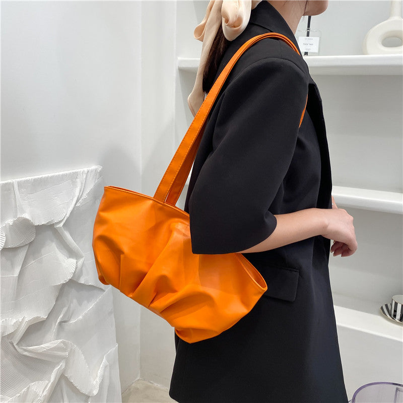 French Retro Small Square PU Shoulder Bag for Women
