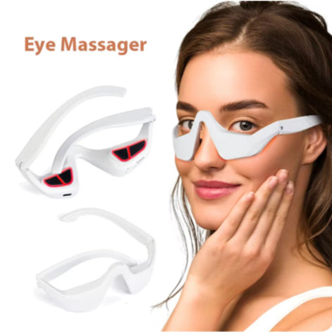 Appareil de massage oculaire soulage la fatigue oculaire Lunettes de massage pour les yeux Appareil de massage pour soulager la fatigue oculaire Appareil de massage sous les lunettes