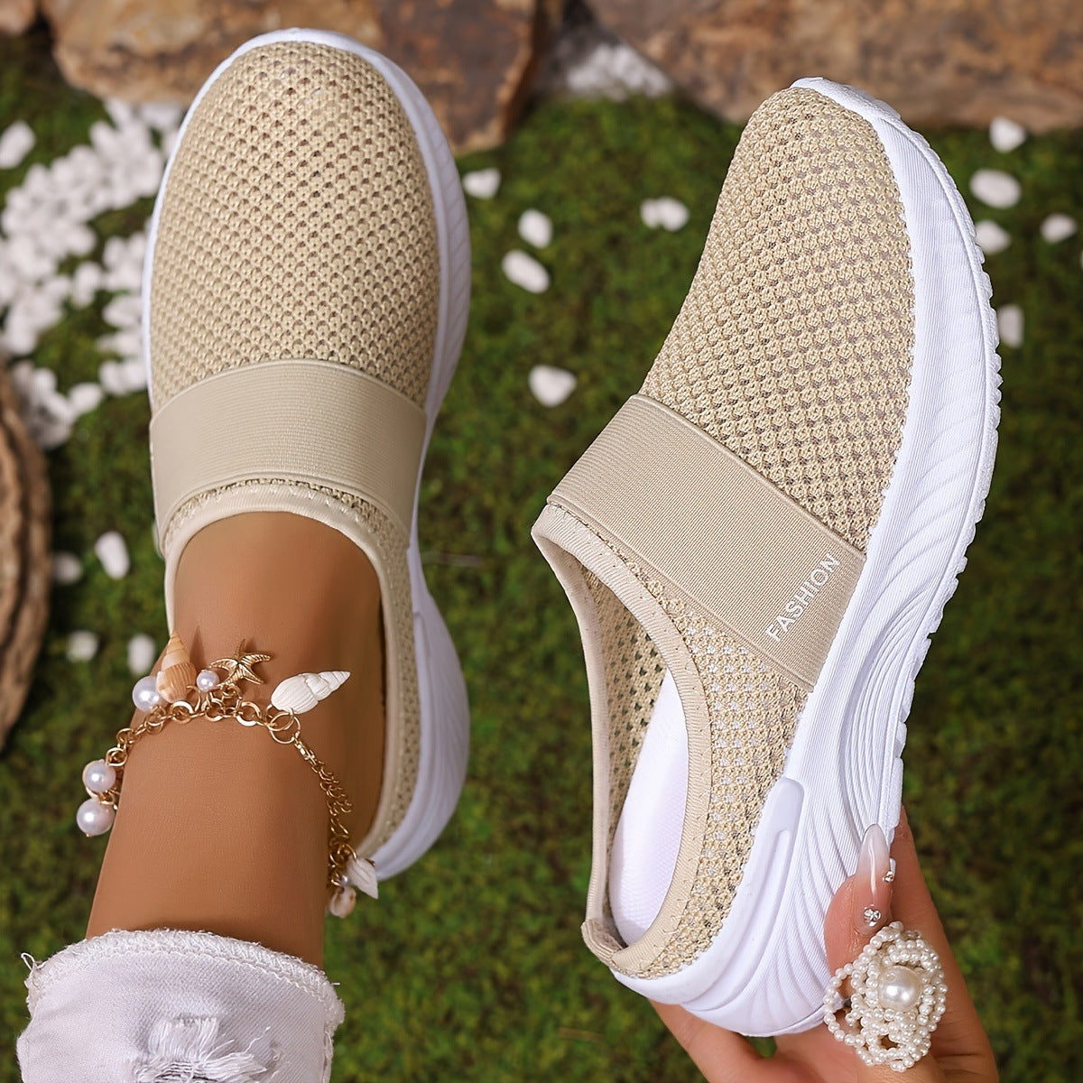 Chaussures d'été décontractées en maille respirante pour femmes, pour la maison, tailles 36-43, plusieurs couleurs
