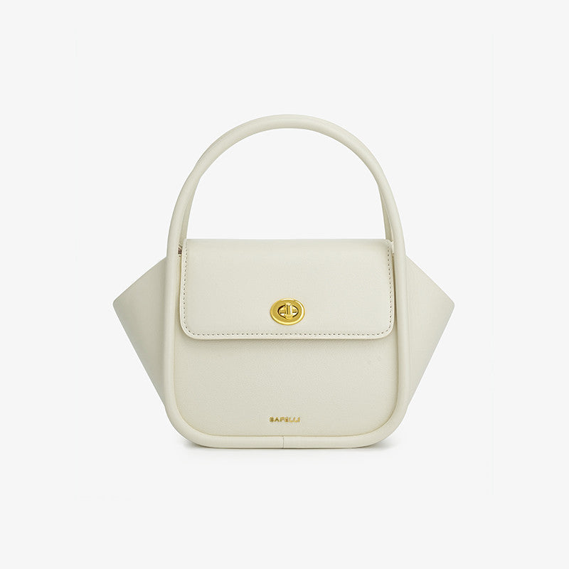 Women's Fashion Handmade leather Solid Color Messenger Bag