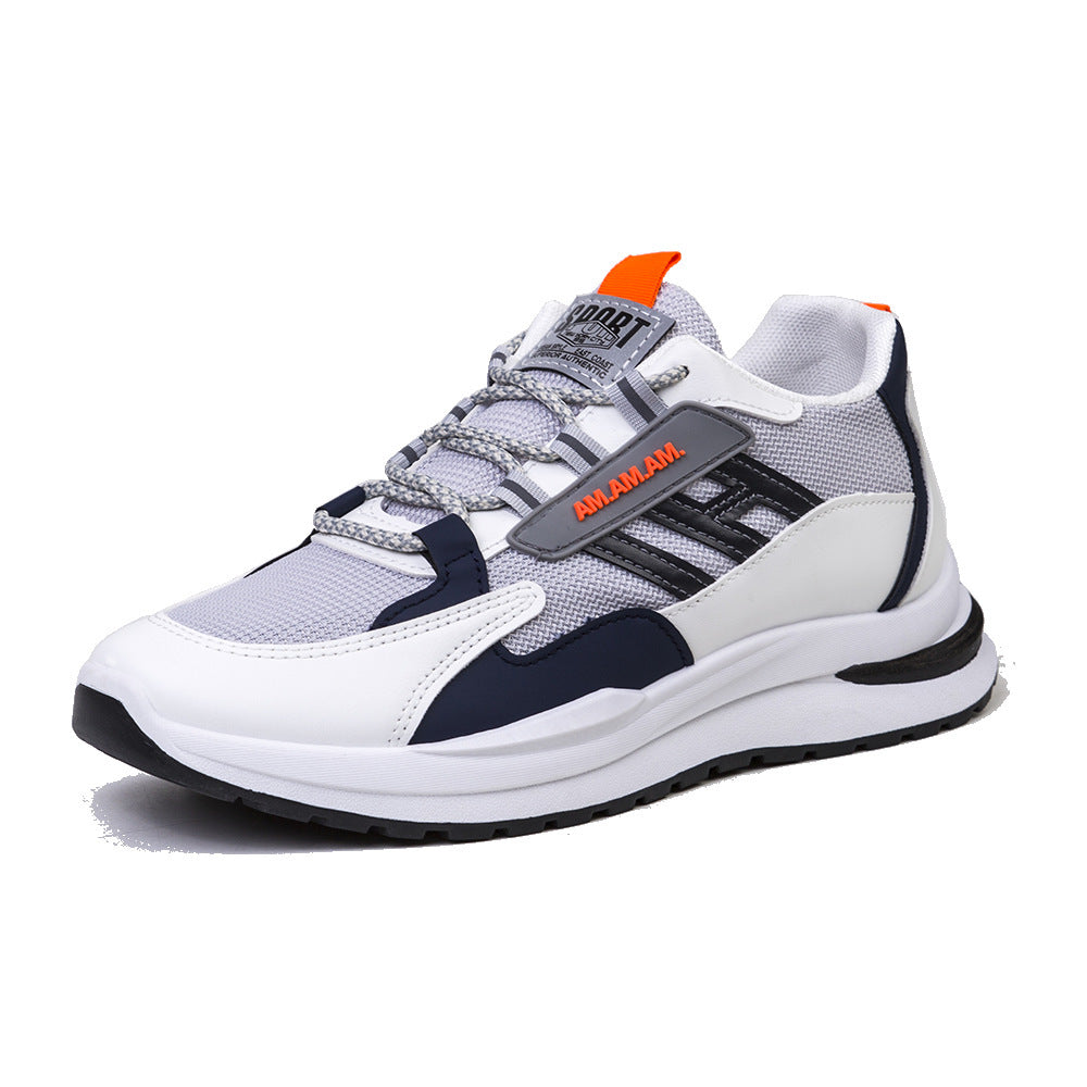 Men's White Sports Sneakers Running & Walking Shoes