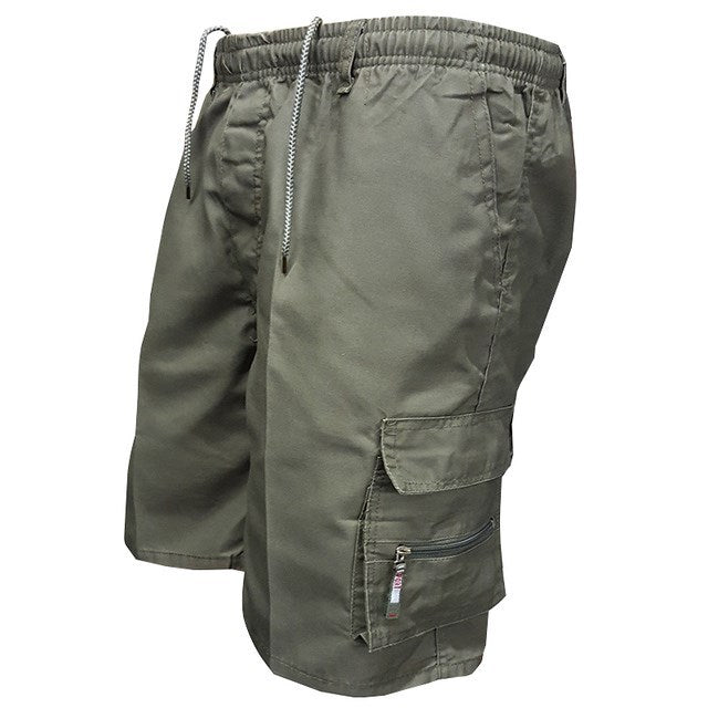 Short de sport en molleton de polyester multicolore pour homme
