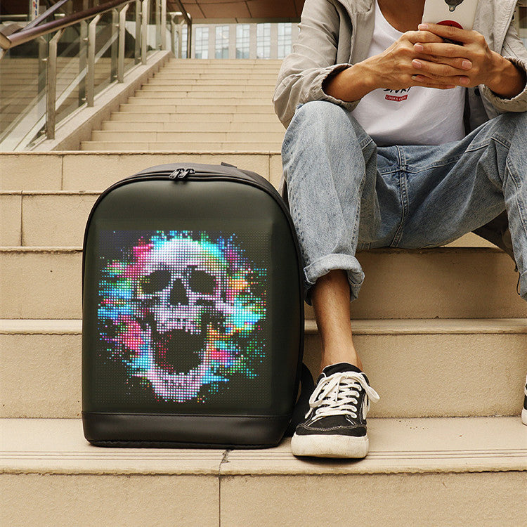 Waterproof Smart Advertising Backpack with LED Display 20-35L