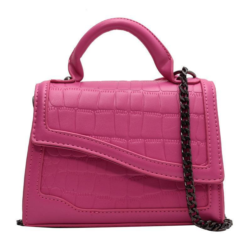 Retro Niche Women’s Crocodile Pattern Clamshell Bag
