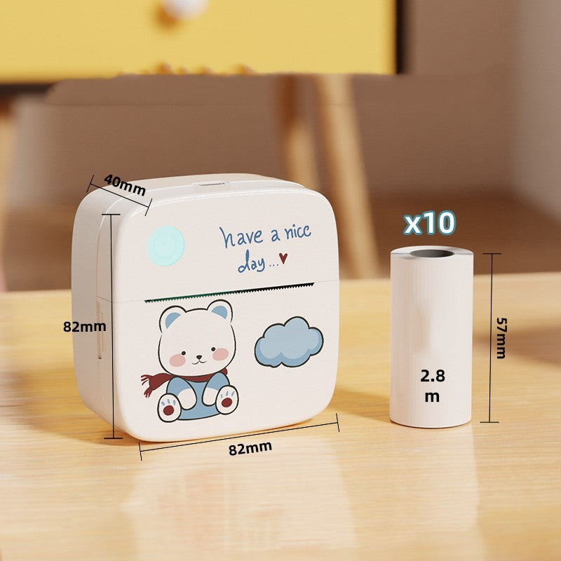 Imprimante portable HD pour étudiants, pour les questions erronées, mini machine d'apprentissage