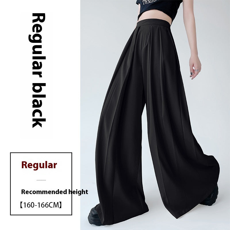 Women’s High Waist Wide Leg Slimming Suit Pants