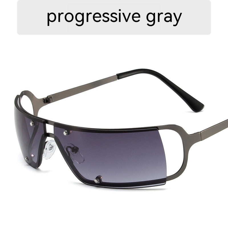 Future Technology Metal Sunglasses with Progressive Lens Colors