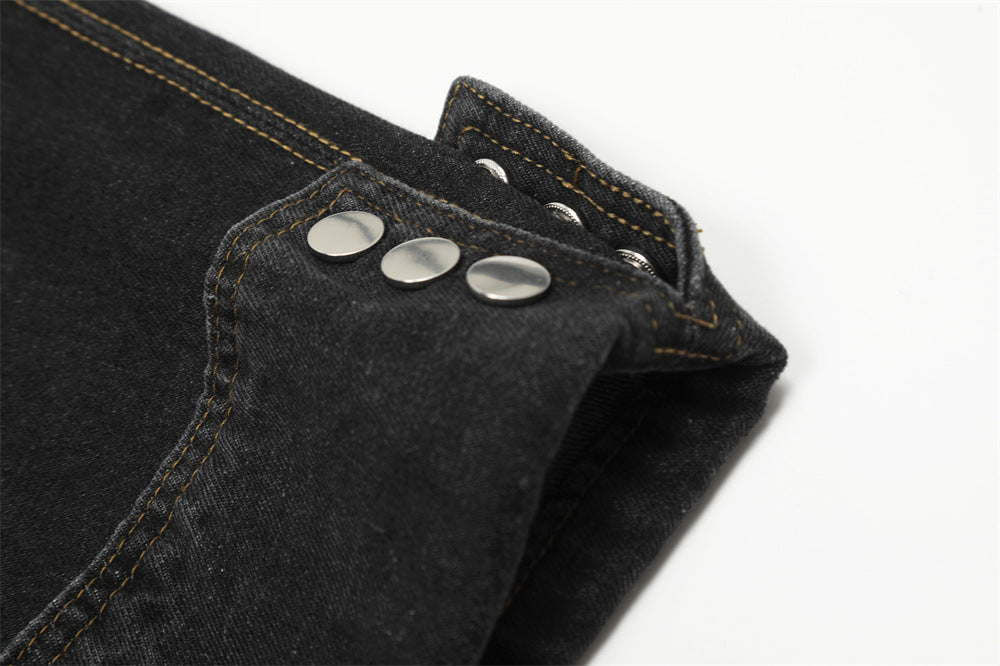 Loose Wide Leg Denim Jeans for Men