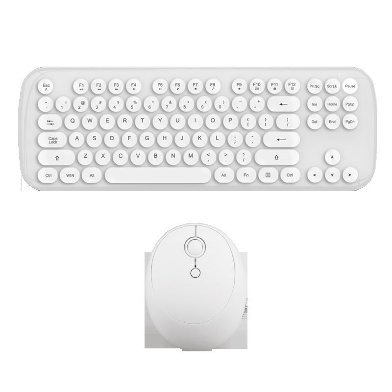 Ensemble Clavier et Souris Filles Rétro Sans Fil