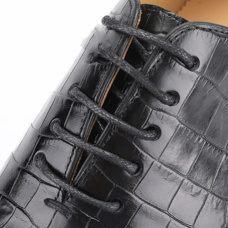 High-End Genuine Leather Men's Shoes in Black & Brown