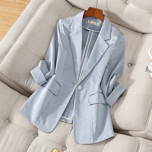 Suit Jacket For Women Spring And Summer Elegant High Sense Small Casual Suit Top