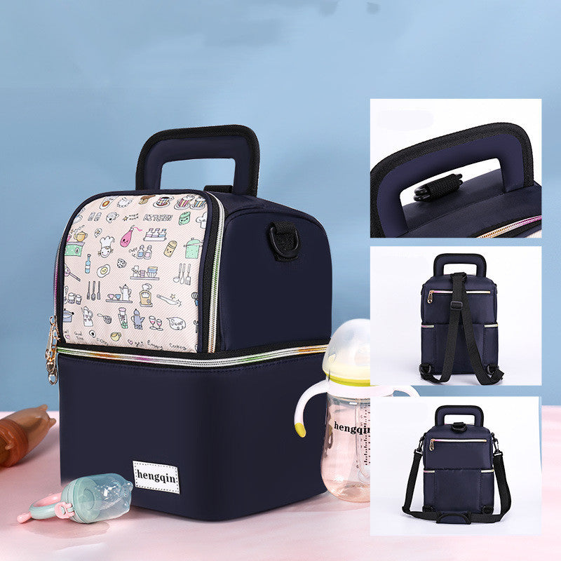 Sac à dos isotherme portable pour équipement de lait maternel