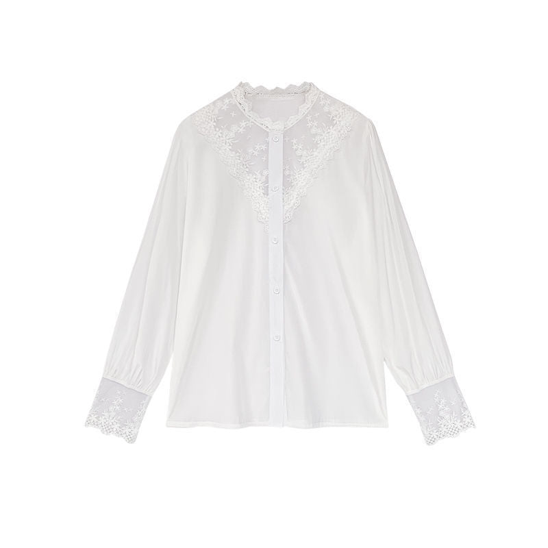 Lace Bottoming Shirt Women's Design Sense Inner Wear Blouse