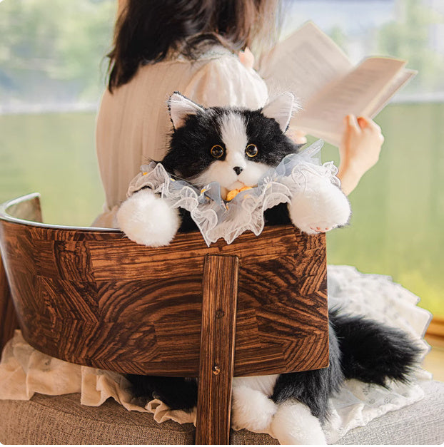 Cow Cat Backpack Simulation Plush Toy