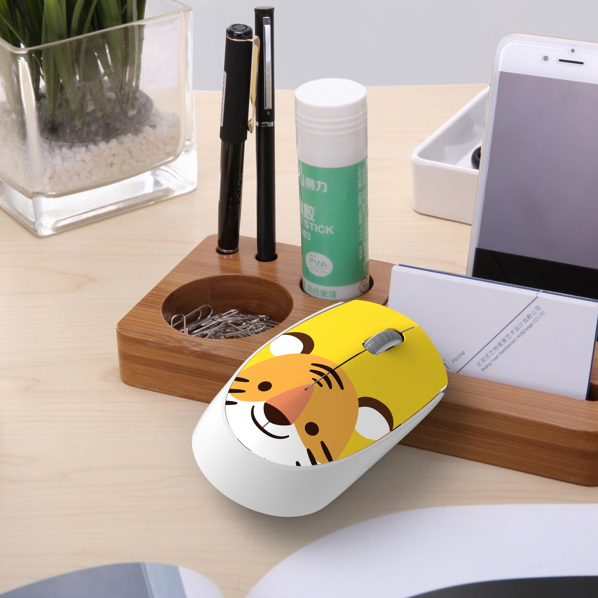 Wireless Cute Cartoon Animal Mini Mouse USB