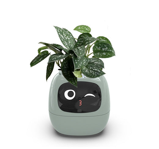 Smart Planter with 7 Sensors & AI Chips for Easy, Fun Plant Care – Over 49 Expressions