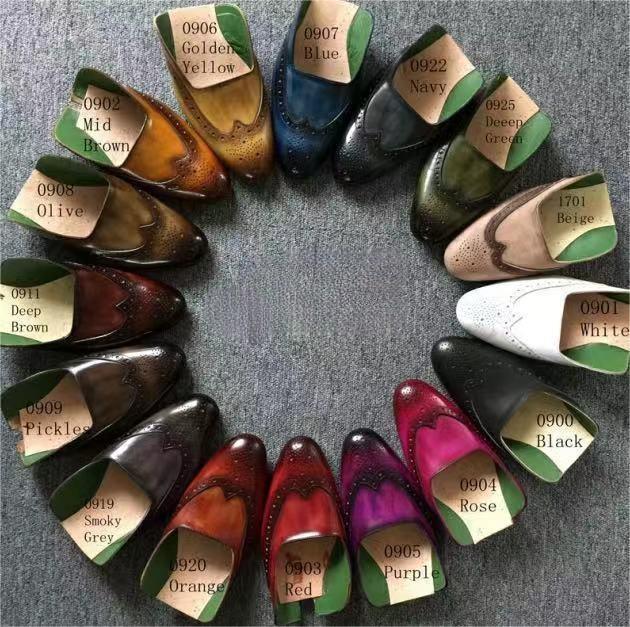 Handmade Men's Leather Boots With Cowhide Leather Soles