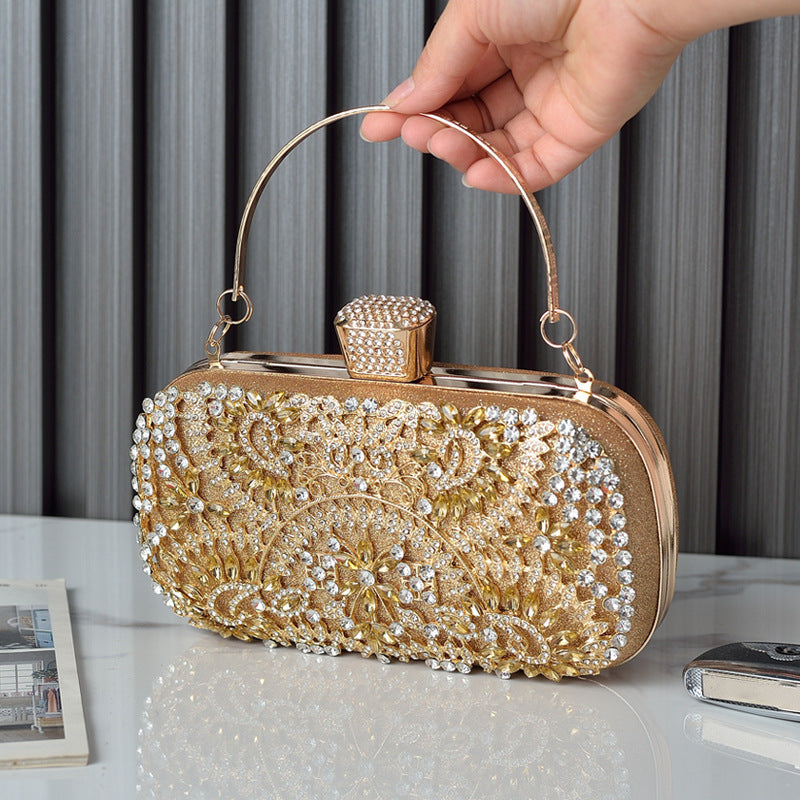 Sac à bandoulière décontracté pour femme en PU, en forme de diamant, à coque rigide ovale