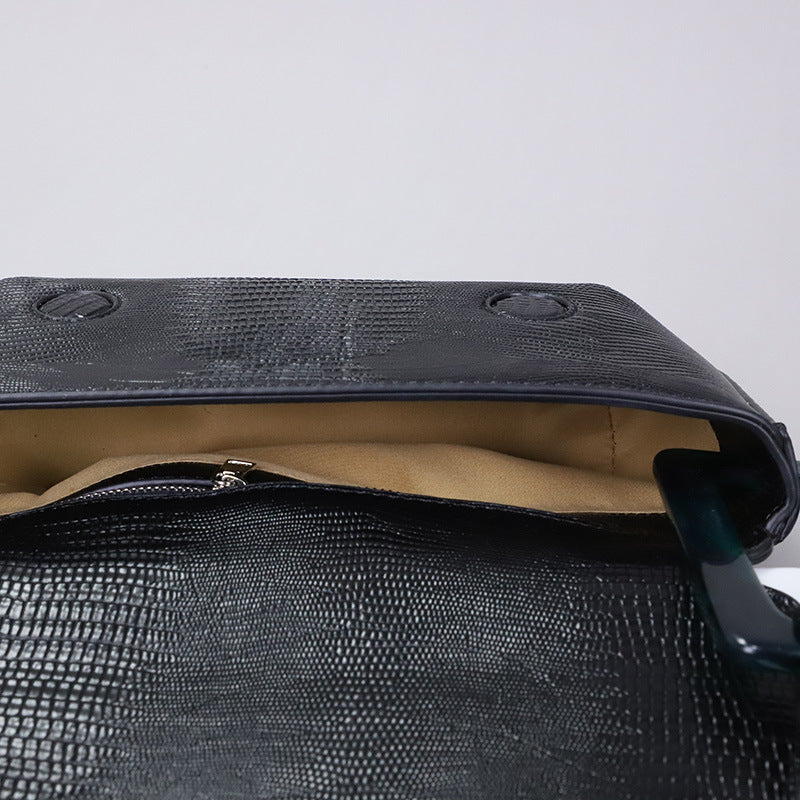 Sac à bandoulière en PU 26CM pour femme de niche française
