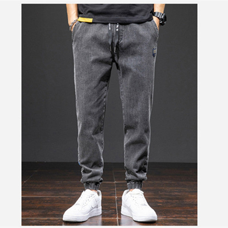 Mens Casual Loose Stretch Cotton Jeans
