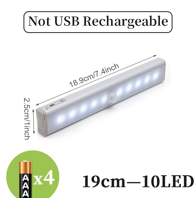 LED Sensor Light Bar with USB Charging and Motion Detection
