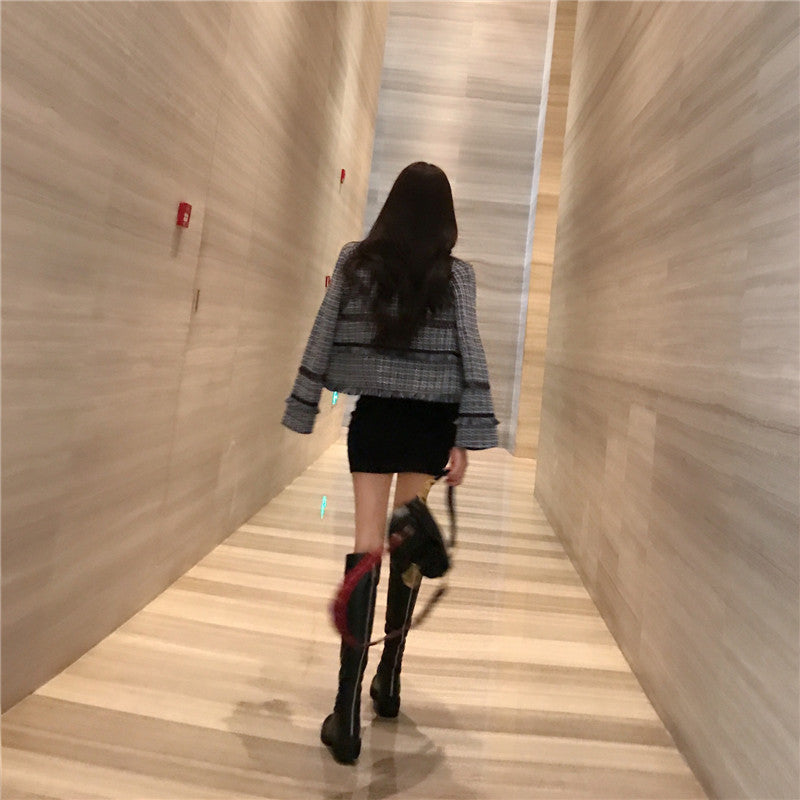 Summer Short French Jacket British Style And Western Style