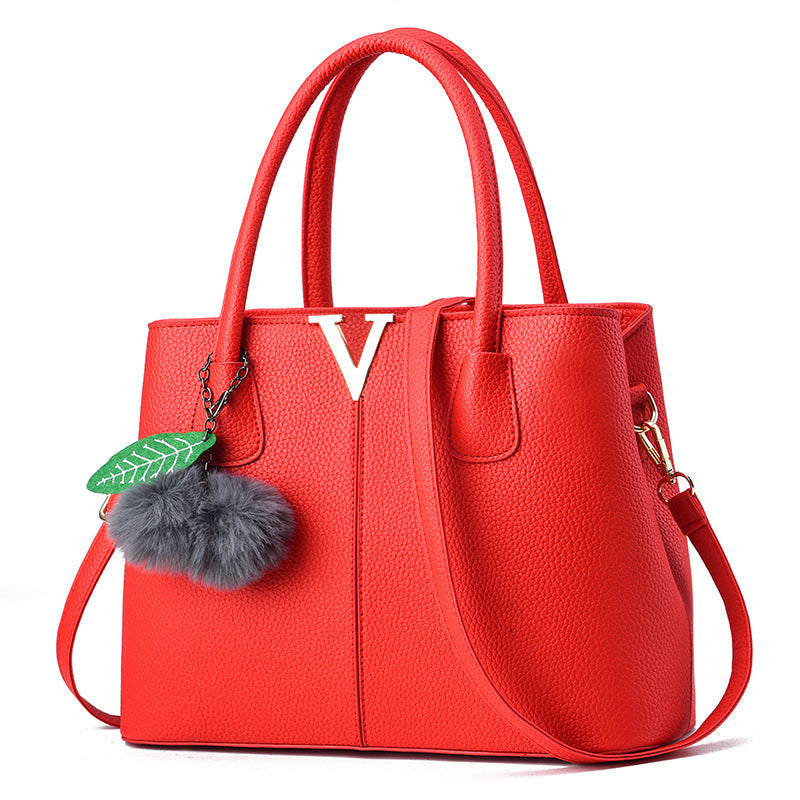 Sac à main grande capacité motif litchi