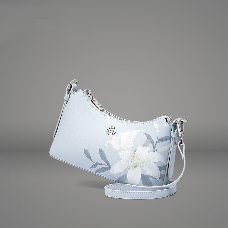 Sac à bandoulière pratique haut de gamme pour femmes d'âge mûr avec coffret cadeau